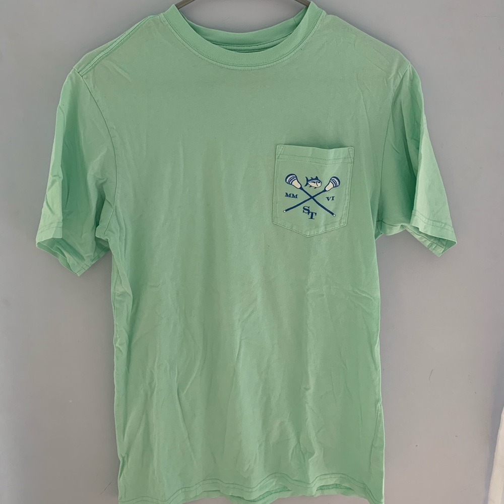 mint lacrosse style southern tide t-shirt